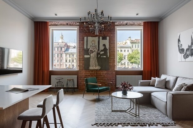 Фотография: Гостиная в стиле Лофт, Современный,  – фото на INMYROOM