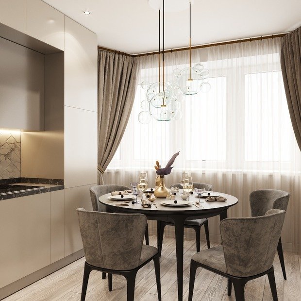 Фото из портфолио Квартира П-44Т – фотографии дизайна интерьеров на INMYROOM