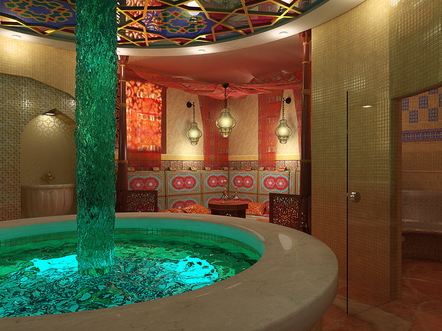 Фото из портфолио Сауна в восточном стиле – фотографии дизайна интерьеров на INMYROOM