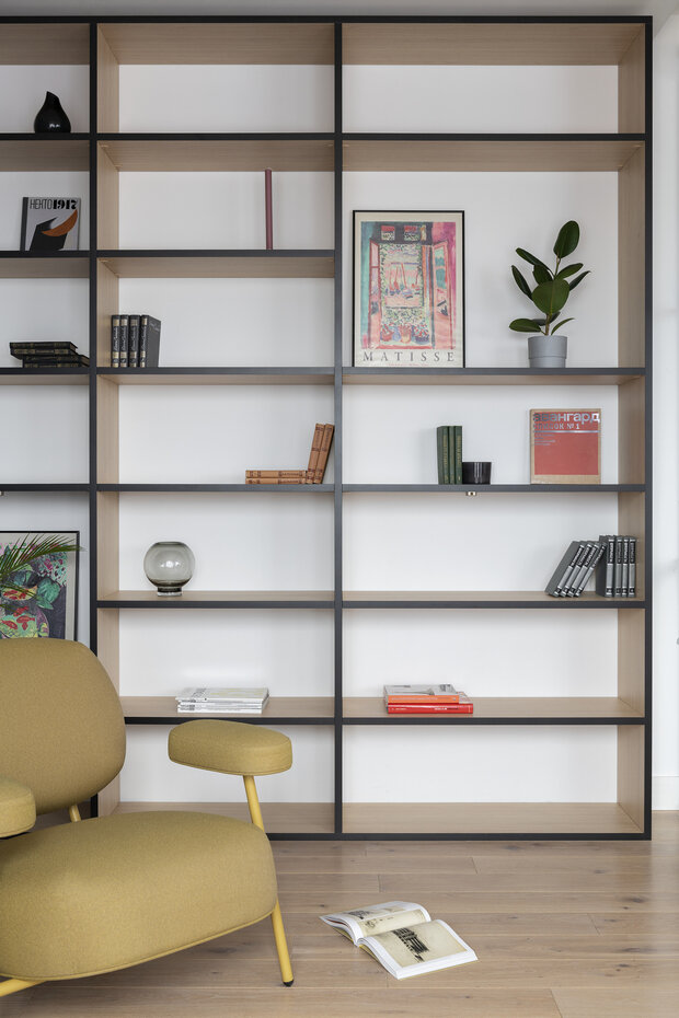 Фотография: Кабинет в стиле Современный, Квартира, Проект недели, Москва, 3 комнаты, 40-60 метров, Poisk бюро – фото на INMYROOM