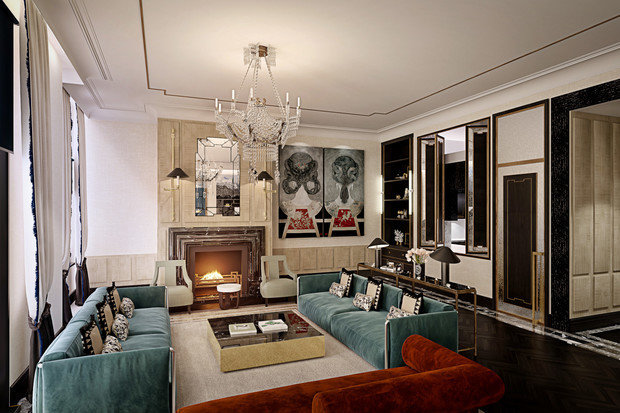 Фотография: Гостиная в стиле Эклектика,  – фото на INMYROOM