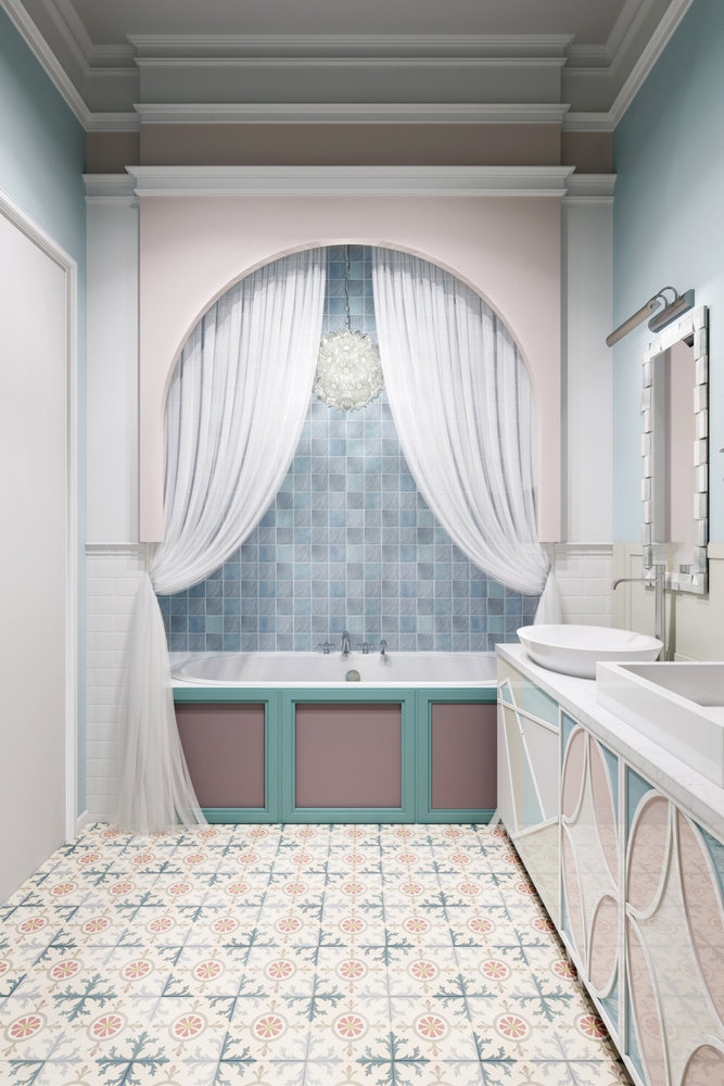 Фотография: Ванная в стиле Прованс и Кантри, Эклектика, Квартира, Проект недели, Москва, Светлана Гаврилова, 3 комнаты, Более 90 метров – фото на INMYROOM Фотография: Ванная в стиле Прованс и Кантри, Эклектика, Квартира, Проект недели, Москва, Светлана Гаврилова, 3 комнаты, Более 90 метров – фото на INMYROOM