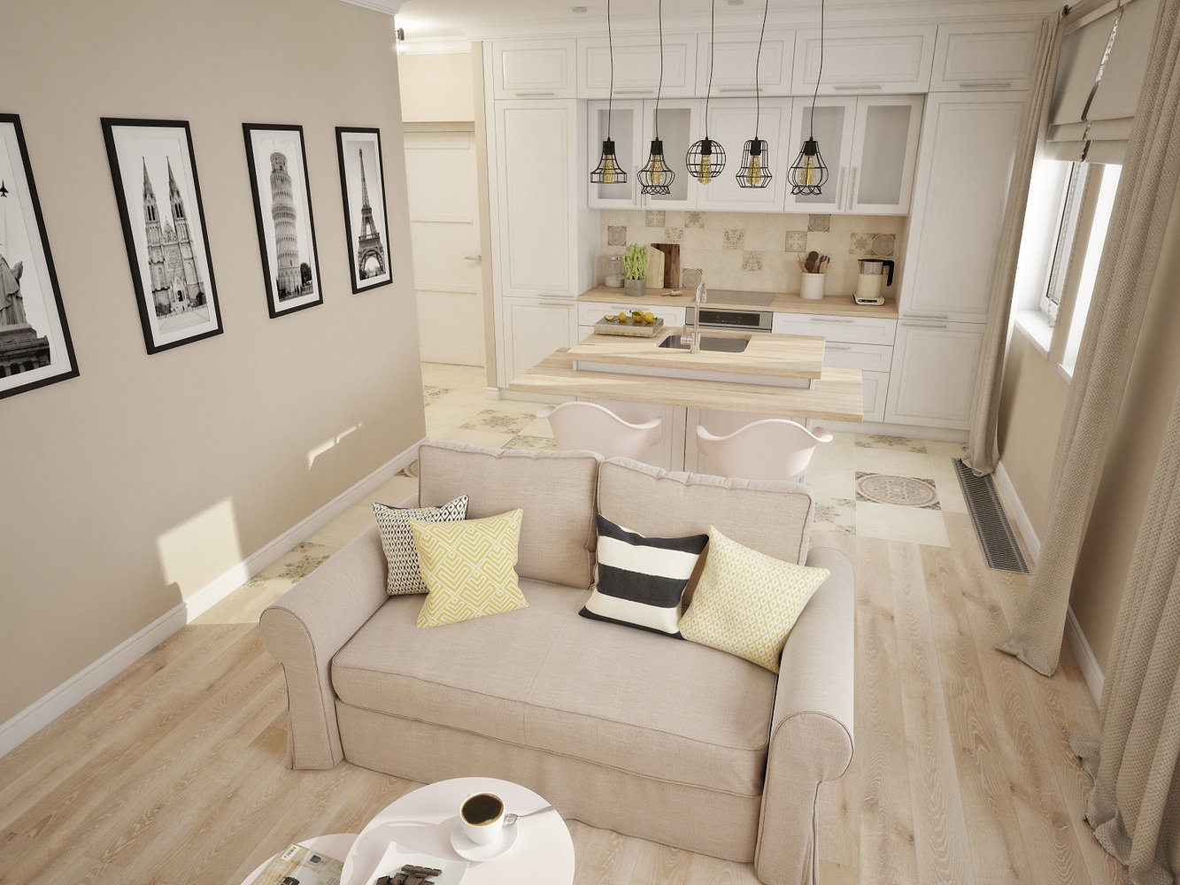 Фото из портфолио ГолландскийКвартал_35м2_ – фотографии дизайна интерьеров на INMYROOM Фото из портфолио ГолландскийКвартал_35м2_ – фотографии дизайна интерьеров на INMYROOM