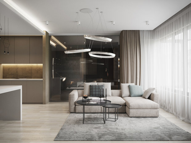 Фото из портфолио Квартира в Москве 70м2 – фотографии дизайна интерьеров на INMYROOM