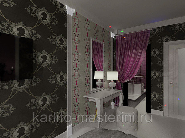Фото из портфолио Дизайн Интерьера трехкомнатная квартира в городе Абакан – фотографии дизайна интерьеров на INMYROOM