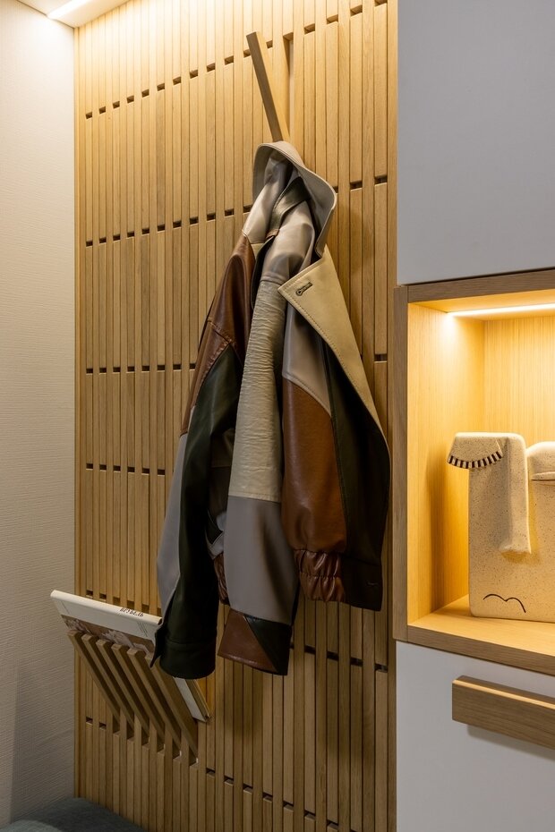 Фотография: Прихожая в стиле Современный, Квартира, Проект недели, Санкт-Петербург, 3 комнаты, 60-90 метров, Полина Андреева – фото на INMYROOM