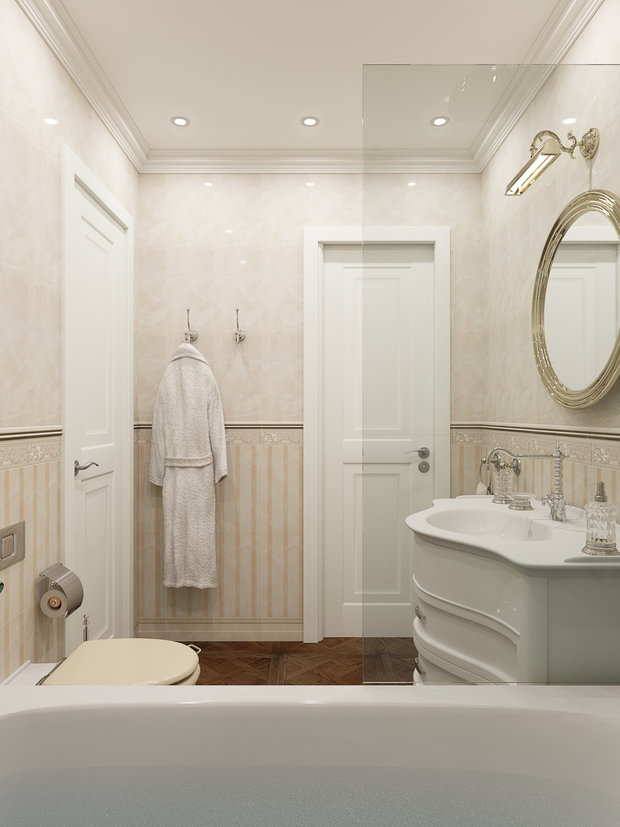 Фото из портфолио Невесомая классика – фотографии дизайна интерьеров на INMYROOM