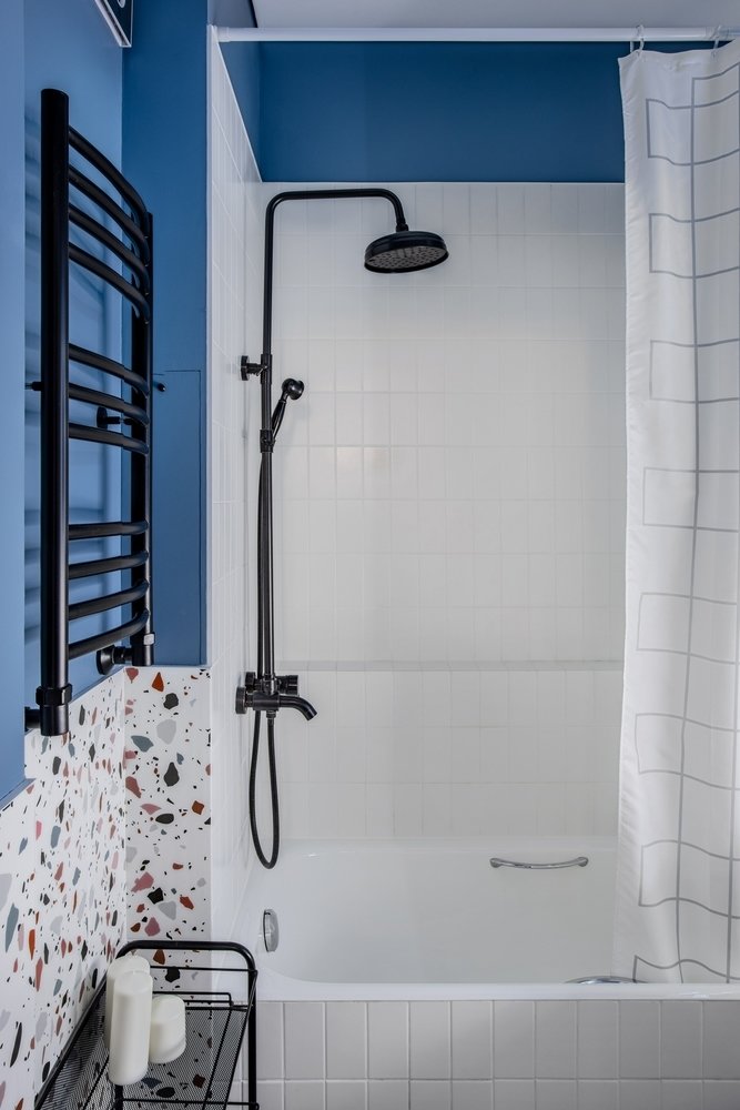 Фотография: Ванная в стиле Современный, Эклектика, Квартира, Проект недели, Москва, 3 комнаты, 60-90 метров, Валерия Шиманская – фото на INMYROOM Фотография: Ванная в стиле Современный, Эклектика, Квартира, Проект недели, Москва, 3 комнаты, 60-90 метров, Валерия Шиманская – фото на INMYROOM