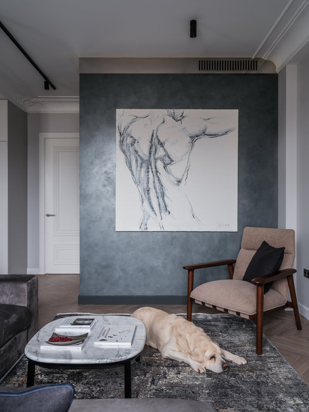 Фотография: Гостиная в стиле Современный, Квартира, Проект недели, Москва, 60-90 метров, Анна Васильева, Ayond interios by Anna Vasilieva – фото на INMYROOM