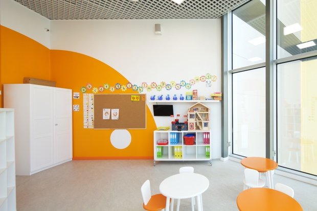 Фото из портфолио Детский центр. Кабинет Оранжевый – фотографии дизайна интерьеров на INMYROOM