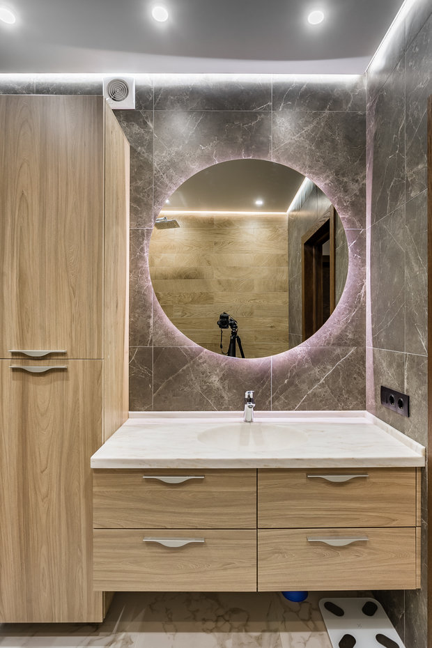 Фото из портфолио Ремонт квартиры в стиле лофт 80 кв. метров – фотографии дизайна интерьеров на INMYROOM