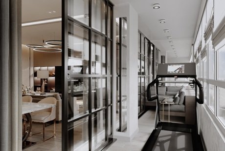 Интерьер квартиры в стиле арт-деко