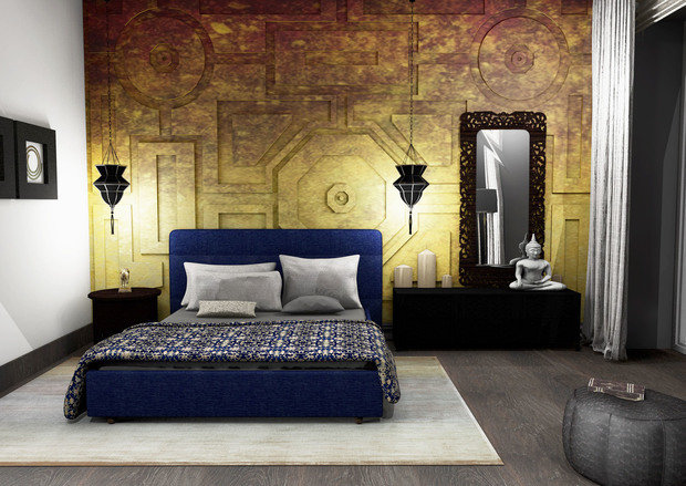 Фото из портфолио Квартира с этническими мотивами – фотографии дизайна интерьеров на INMYROOM