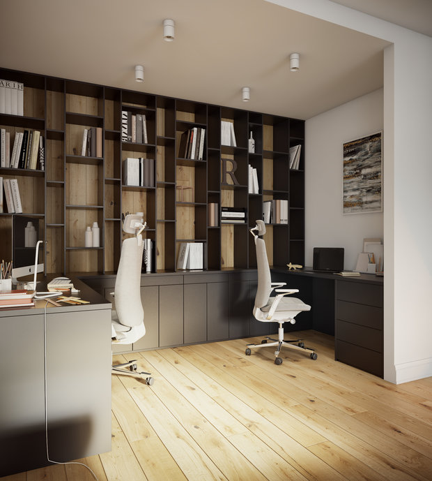 Фотография: Кабинет в стиле Скандинавский – фото на INMYROOM
