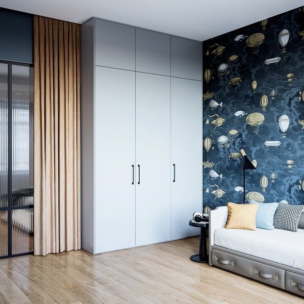 Фотография: Кабинет в стиле Современный, Квартира, Минимализм, Проект недели, Санкт-Петербург, 3 комнаты, 60-90 метров, ARCHIproject, Виктория Висторовская, Елизавета Раткевич – фото на INMYROOM