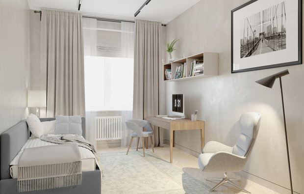 Фото из портфолио Квартира Туманное утро – фотографии дизайна интерьеров на INMYROOM