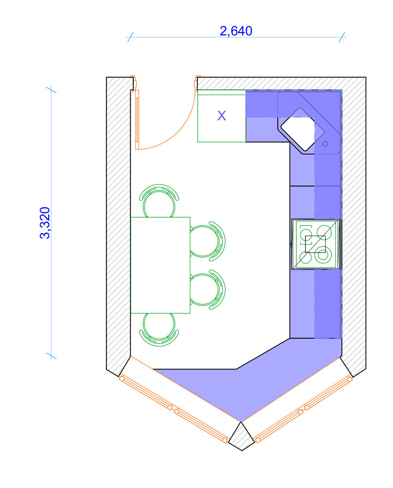 Фотография: Прочее в стиле , Кухня и столовая, Квартира, Дома и квартиры, П44т – фото на INMYROOM