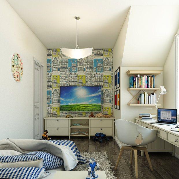 Фото из портфолио Интерьер частного коттеджа  – фотографии дизайна интерьеров на INMYROOM