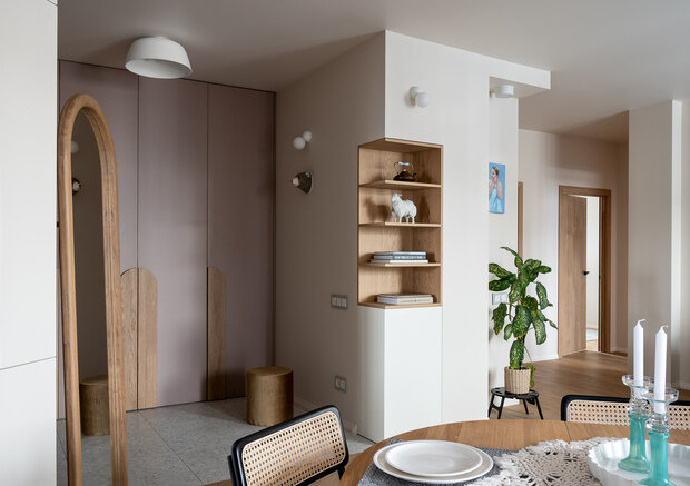 Фотография: Прихожая в стиле Современный, Минимализм, Эко, Квартира, Проект недели, Минск, 3 комнаты, 60-90 метров, Елена Ерашевич – фото на INMYROOM