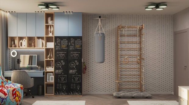 Фото из портфолио Детская для двух мальчиков – фотографии дизайна интерьеров на INMYROOM