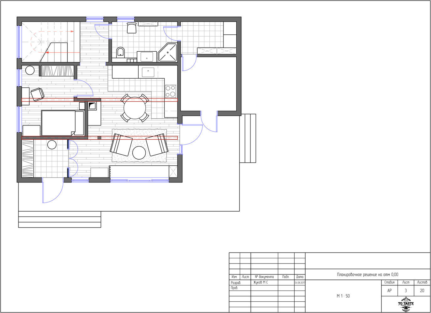 Фотография: Планировки в стиле , Дом, Проект недели, Дом и дача, Макс Жуков, Ленинградская область, ToTaste Studio, 4 и больше, Более 90 метров – фото на INMYROOM
