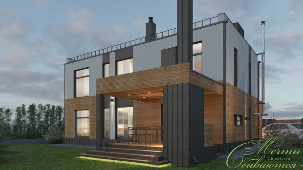 Фото из портфолио Три варианта каркасных домов – фотографии дизайна интерьеров на INMYROOM