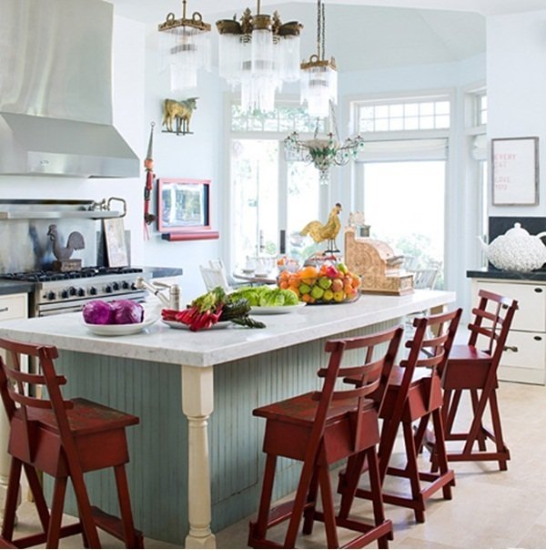 Фотография: Кухня и столовая в стиле Прованс и Кантри, Классический, Современный, Дом, Дома и квартиры, Интерьеры звезд – фото на INMYROOM