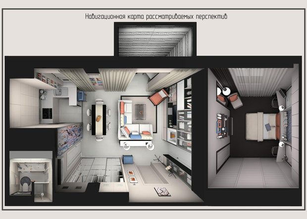 Фото из портфолио Квартира на Бульваре  – фотографии дизайна интерьеров на INMYROOM