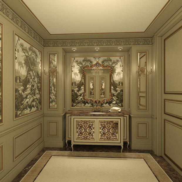 Фото из портфолио Зарисовки Versailles – фотографии дизайна интерьеров на INMYROOM