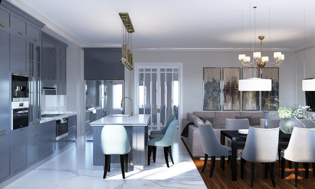 Фото из портфолио Квартира - современная классика. 1905 г. Кухня. – фотографии дизайна интерьеров на INMYROOM