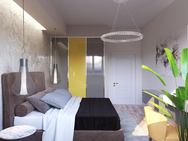 Фото из портфолио Спальня – фотографии дизайна интерьеров на INMYROOM