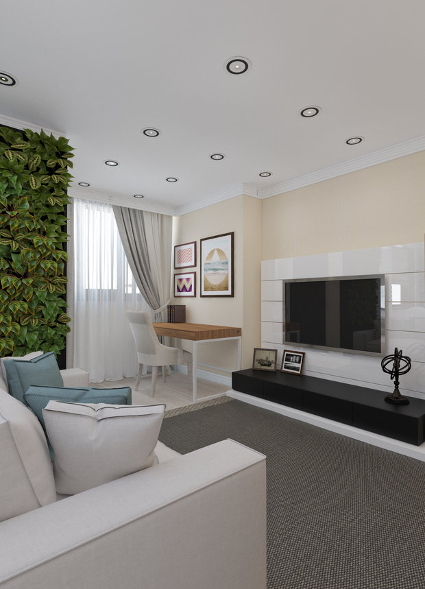 Фото из портфолио Концепция гостиной  – фотографии дизайна интерьеров на INMYROOM
