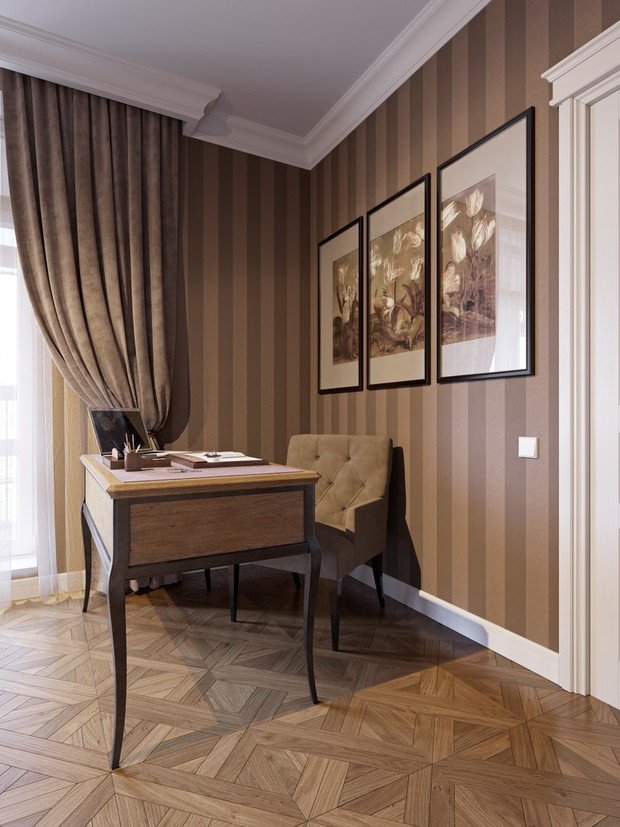 Фотография: Кабинет в стиле Классический, Эклектика, Квартира, Россия, iM, Белый, Проект недели, Бежевый, Бирюзовый, Санкт-Петербург, SELVA, Bork, Arizzi, Студия дизайна интерьера «Павел Полынов», Fine Art Lamps, перепланировка трешки, ремонт трешки, Marko Ferutti, Cc-tapis, Vittorio Grifoni, Elegant Shades, Sigma elle due, Busnelli Fornarina, Devon& Devon, Hoesch, Grazia, стиль американская классика – фото на INMYROOM