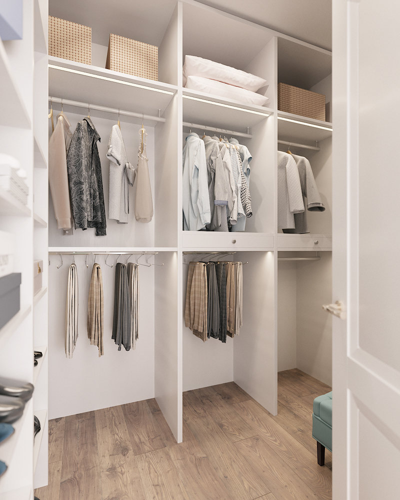 Фотография: Гардеробная в стиле Современный, Квартира, Проект дня, Московская область, 3 комнаты, 60-90 метров, Монолитно-кирпичный, Анастасия Кудряшова, ЖК «Клязьминская высота», ПРЕМИЯ INMYROOM – фото на INMYROOM Фотография: Гардеробная в стиле Современный, Квартира, Проект дня, Московская область, 3 комнаты, 60-90 метров, Монолитно-кирпичный, Анастасия Кудряшова, ЖК «Клязьминская высота», ПРЕМИЯ INMYROOM – фото на INMYROOM