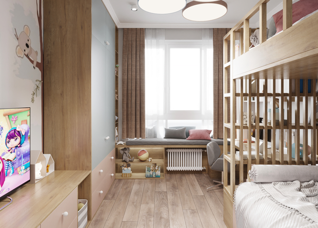 Фото из портфолио Сердце Столицы \ 99 кв. м. – фотографии дизайна интерьеров на INMYROOM