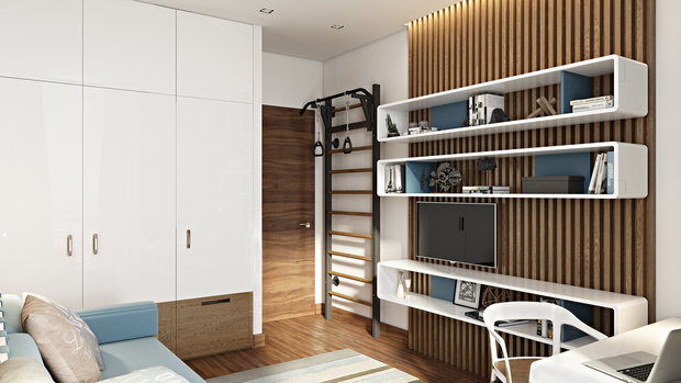 Фото из портфолио Фьюжн на Заозёрной – фотографии дизайна интерьеров на INMYROOM