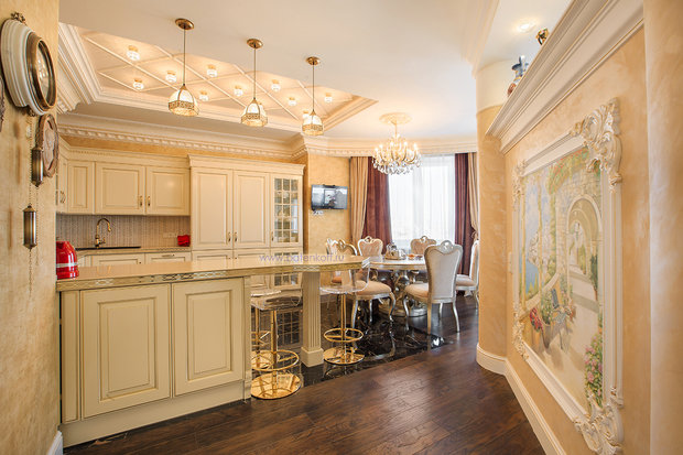 Фото из портфолио Фото классической кухни по проекту от Батенькофф  – фотографии дизайна интерьеров на InMyRoom.ru