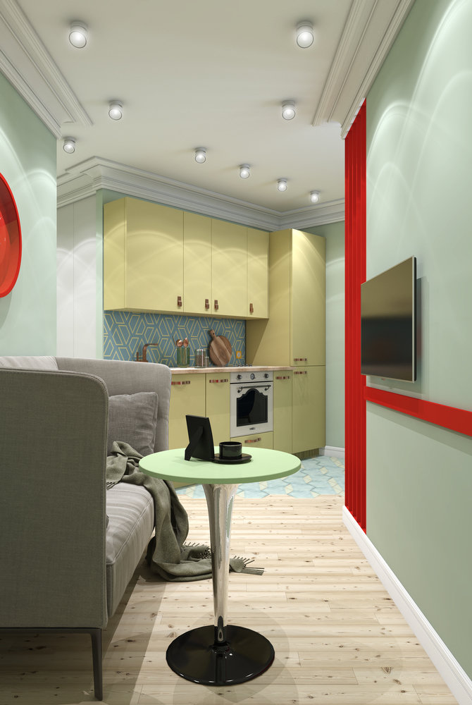 Фотография: Гостиная в стиле Современный, Квартира, Студия, Проект недели, Марина Саркисян, Финляндия, до 40 метров – фото на INMYROOM