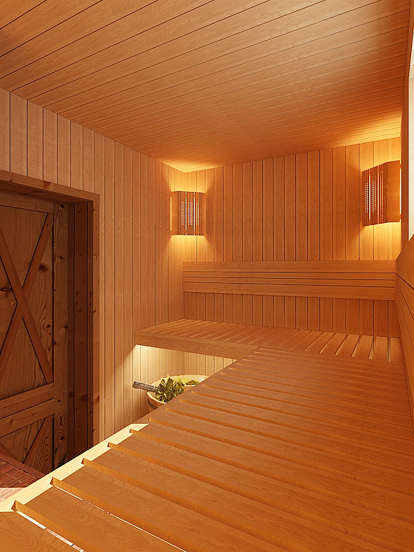 Фото из портфолио Баня в стиле  шале – фотографии дизайна интерьеров на INMYROOM