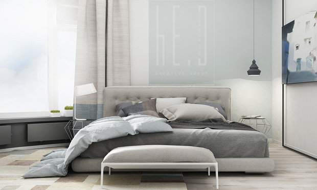 Фото из портфолио Blue details – фотографии дизайна интерьеров на INMYROOM