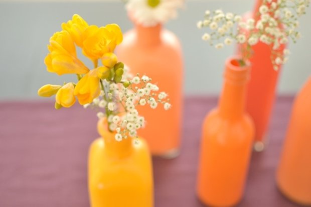Фотография: Флористика в стиле , Декор интерьера, DIY, Цвет в интерьере, Оранжевый, Вазы – фото на INMYROOM