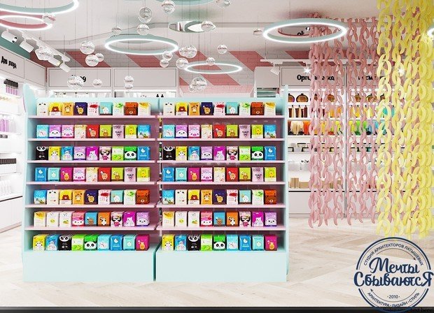 Фото из портфолио Интерьер салона косметики – фотографии дизайна интерьеров на INMYROOM