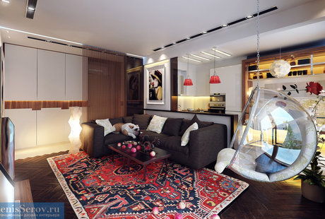 Двухкомнатная квартира в современном стиле