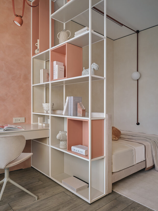 Фотография: Детская в стиле Современный, Квартира, Проект дня, Москва, Монолитный дом, 3 комнаты, 60-90 метров, ЖК «Зиларт», Виталия Мясников – фото на INMYROOM