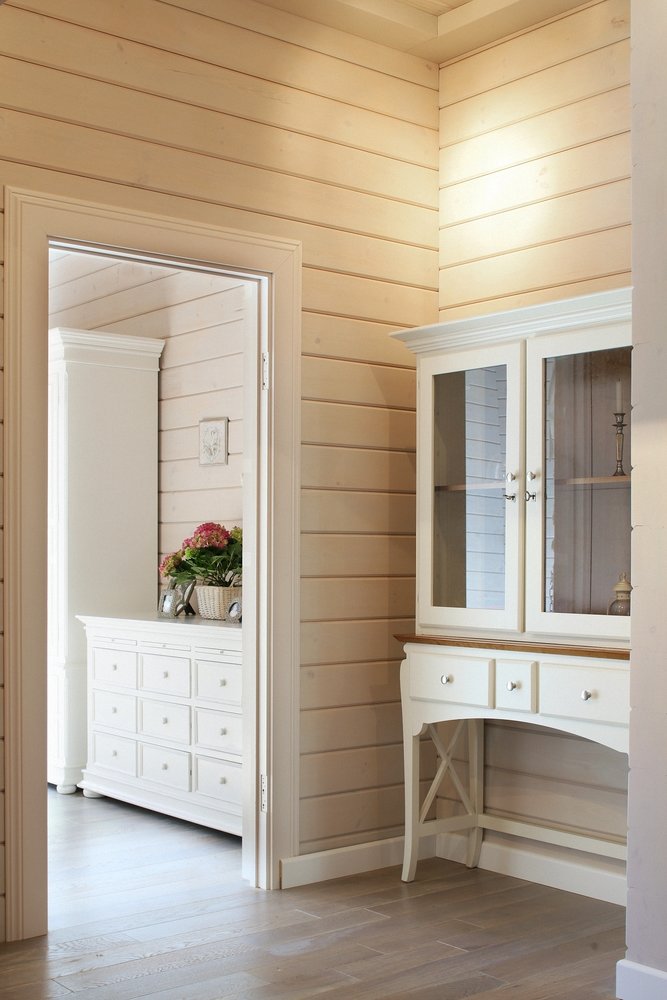 Фотография: Прихожая в стиле Прованс и Кантри, Дом, Проект недели, Московская область, дом из клееного бруса, Палекс Дизайн – фото на INMYROOM