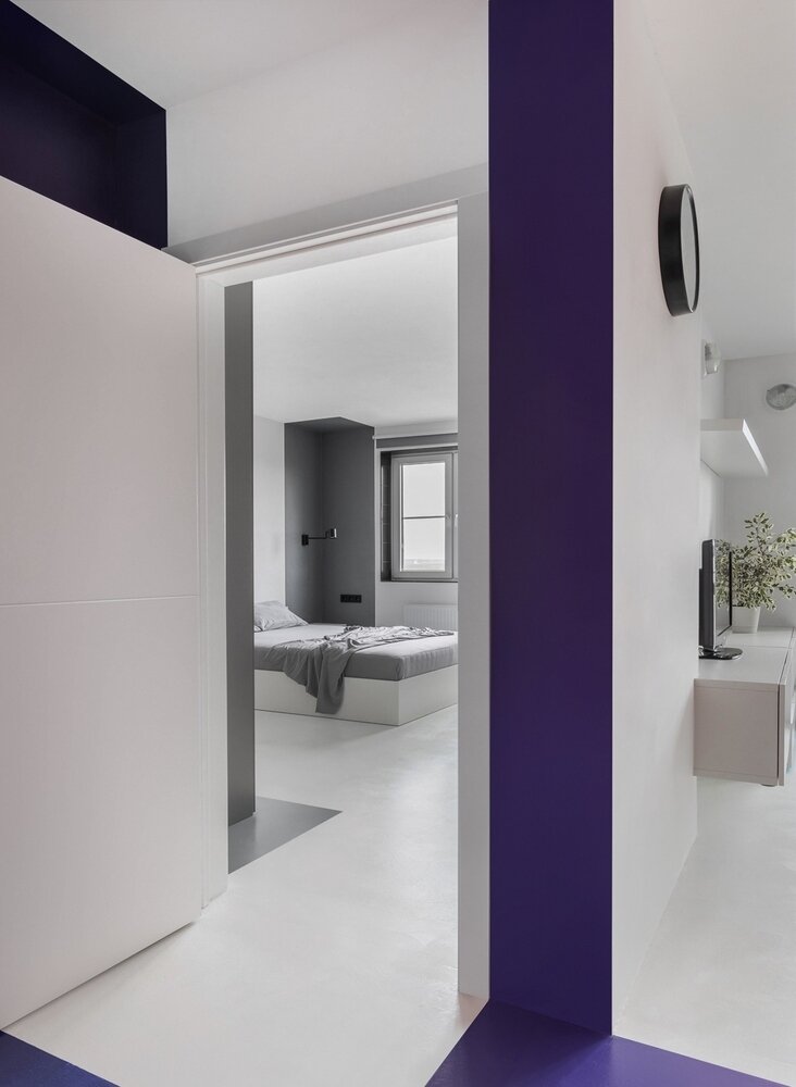 Фотография: Спальня в стиле Современный, Квартира, Минимализм, Проект недели, Рустэм Уразметов, 2 комнаты, 40-60 метров, Уфа – фото на INMYROOM Фотография: Спальня в стиле Современный, Квартира, Минимализм, Проект недели, Рустэм Уразметов, 2 комнаты, 40-60 метров, Уфа – фото на INMYROOM