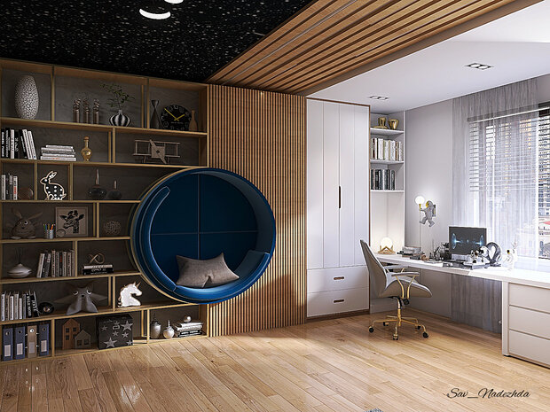Фото из портфолио Комната подростка – фотографии дизайна интерьеров на INMYROOM