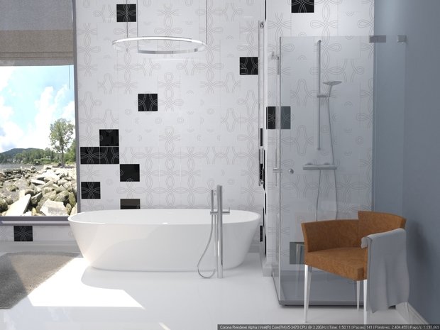 Фото из портфолио Белая ванная – фотографии дизайна интерьеров на INMYROOM