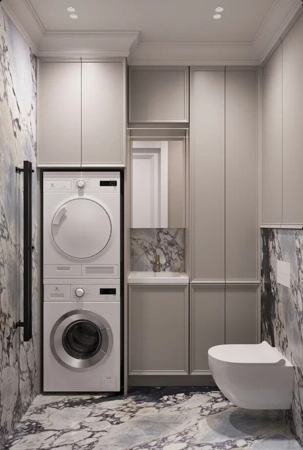 Фото из портфолио Дизайн-проект квартиры в ЖК «Шведская Крона» в неоклассическом стиле – фотографии дизайна интерьеров на INMYROOM