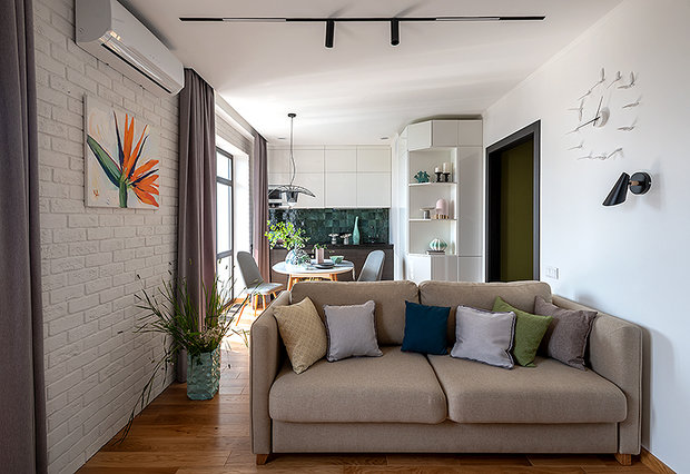 Фото из портфолио Однушка для студентки – фотографии дизайна интерьеров на INMYROOM